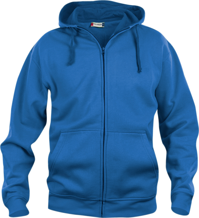Clique - Full Zip Hoodie Men - Royal blue