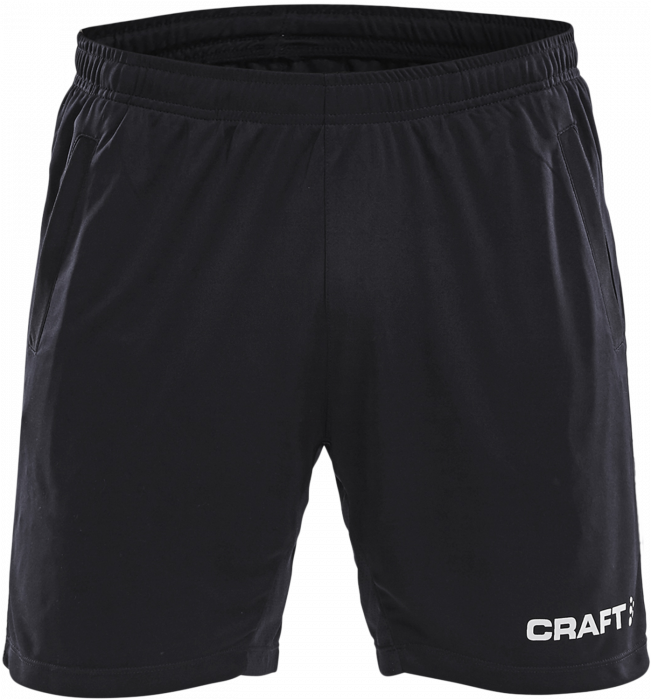 Craft - Progress Practice Shorts - Negro & blanco