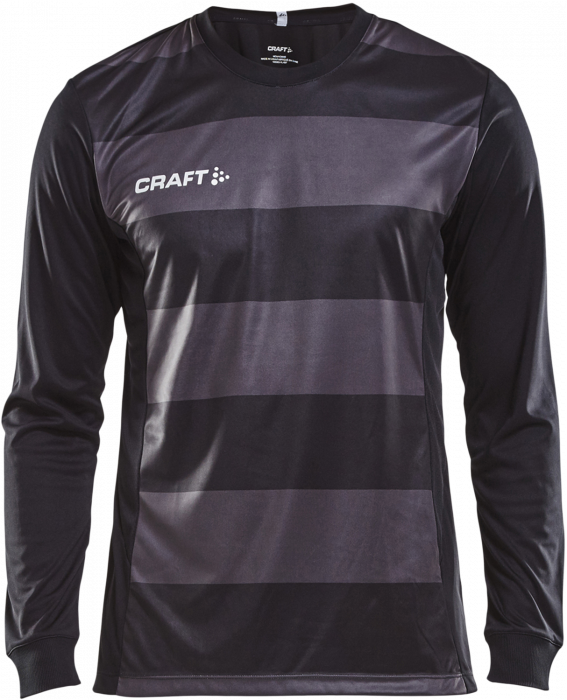 Craft - Progress Gk Ls Jersey Without Padding Youth - Zwart & grey