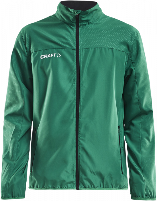Craft - Rush Wind Jacket Youth (Windbreaker) - Zielony & biały
