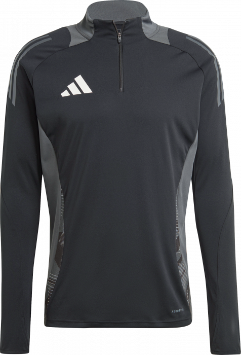 Adidas - Tiro24 Half-Zip Training Top - Noir & t dark grey