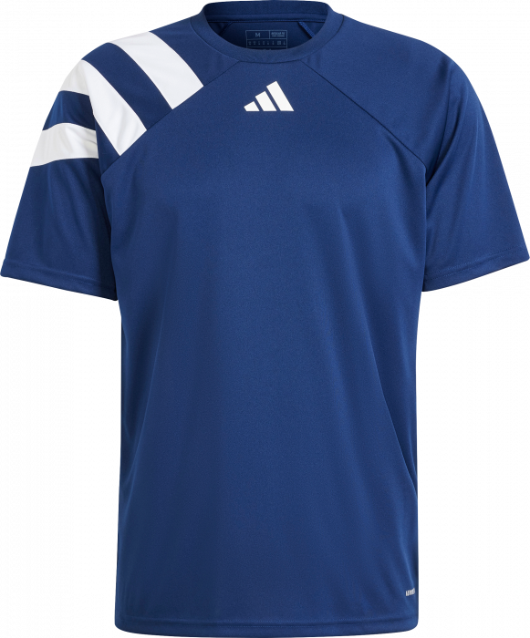 Adidas - Fortore 23 Player Jersey - T Navy Blue & branco