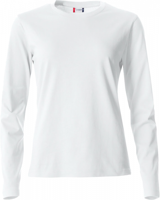 Clique - Basic-T L/s Ladies - Blanc