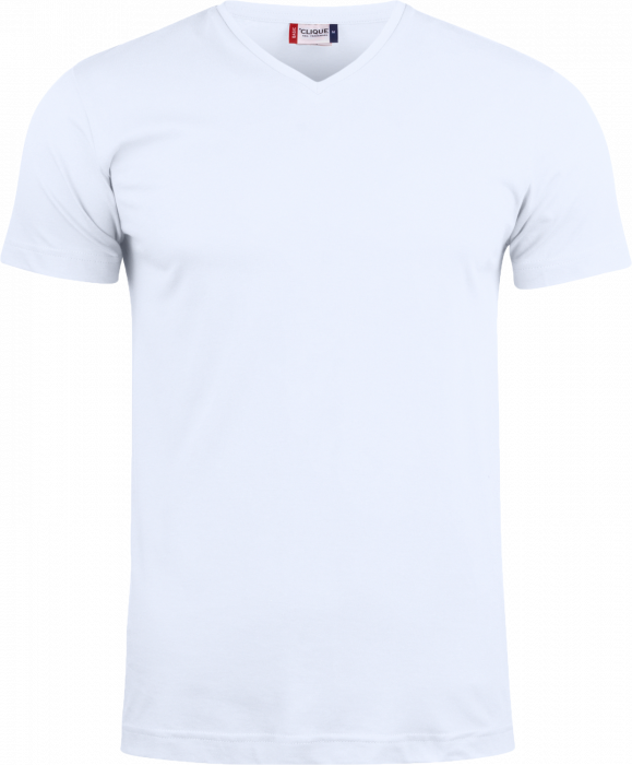 Clique - Basic V-Neck T-Shirt - White