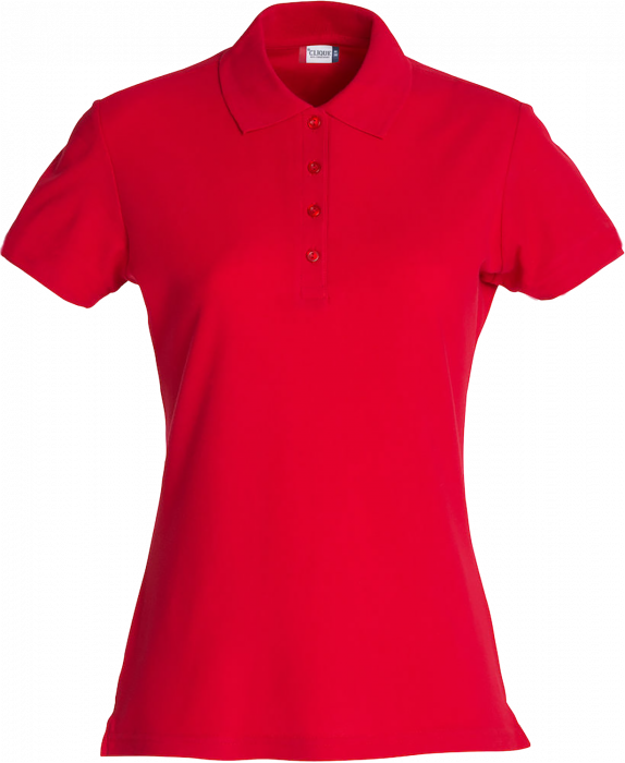 Clique - Basic Polo Ladies - Rood