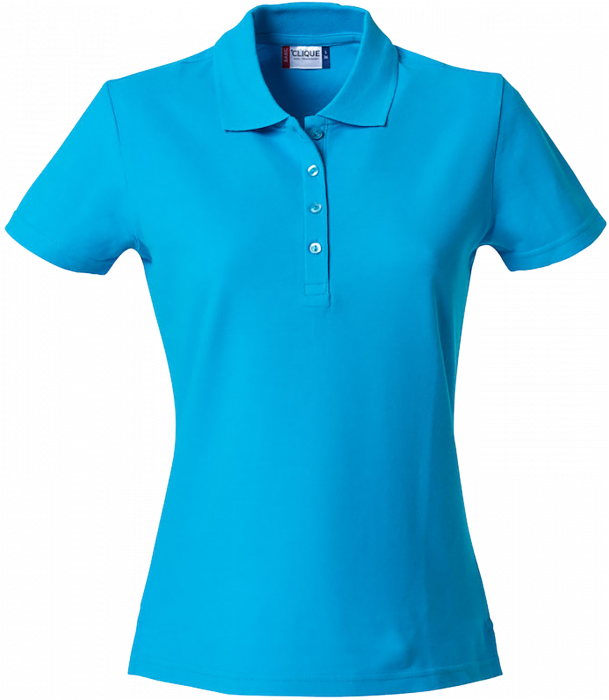 Clique - Basic Polo Ladies - Turchese