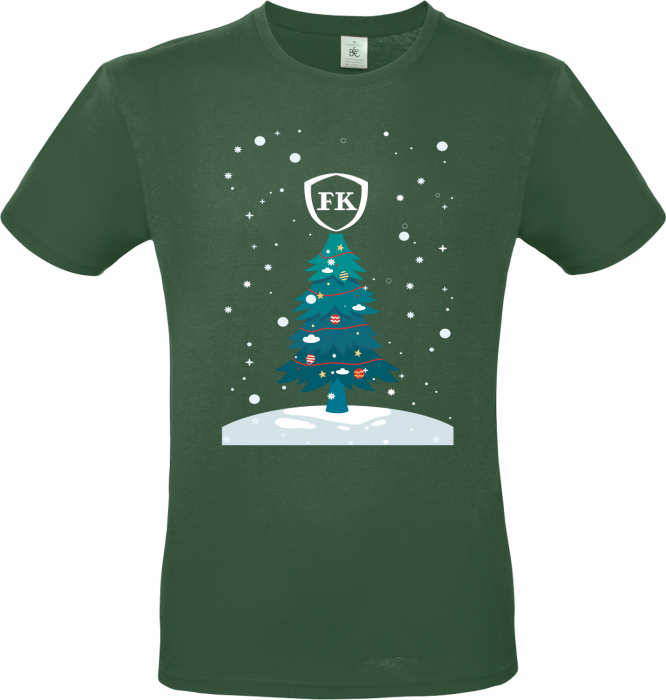 B&C - Fk05 Christmas T-Shirt Adults - Bottle Green