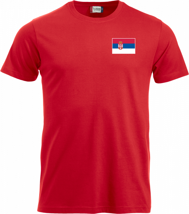 Clique - Country Jersey - Serbia - Rosso